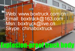 Explosion-proof truck body